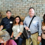 Terry Wong of Blood Bros. BBQ, John and Veronica Avila of El Burro & the Bull, Scott Sandlin of HOUBBQ, and Marie Elgamal at the 2016 HOUBBQ Festival pitmaster meeting at Gatlin's BBQ. 2016 HOUBBQ Festival Pre-Event Activities