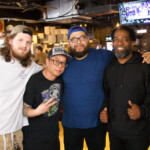 Kameron Denman of JQ's Tex Mex BBQ, Quy Hoang of Blood Bros. BBQ, Joseph Quellar of JQ's Tex Mex BBQ, & Ryan Harris of The Pit Room. 2022 HOUBBQ Pitmaster Meeting