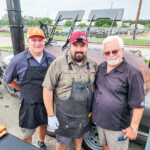 Mark Mason, Brek and Ronnie Webber of Tin Roof BBQ