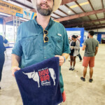 A rare sighting of the 2018 HOUBBQ golf towel