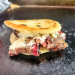 Bar-A BBQ arepas offering