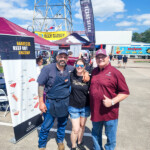 Wade & Kathy Elkins with Davy Griffith of Texas A&M.
