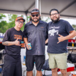 Quy Hoang & Arash Kharat of Blood Bros. BBQ & Joseph Quellar of JQ's Tex mex BBQ