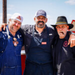 Brett Jackson of Brett's BBQ Shop, Wade Elkins of Mimsy's Craft Barbecue, & Ara Malekian of Harlem Road Texas BBQ