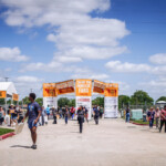 Guests entering the festival