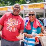 Guests enjoying the festival
