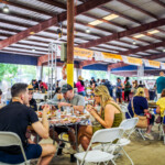 Guests enjoying the festival