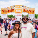 Guests entering the festival