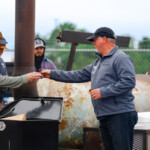 Russell Roegels of Roegels Barbecue Co. and Greg Moore of Tejas Chocolate & BBQ