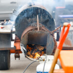 Real wood barbecue
